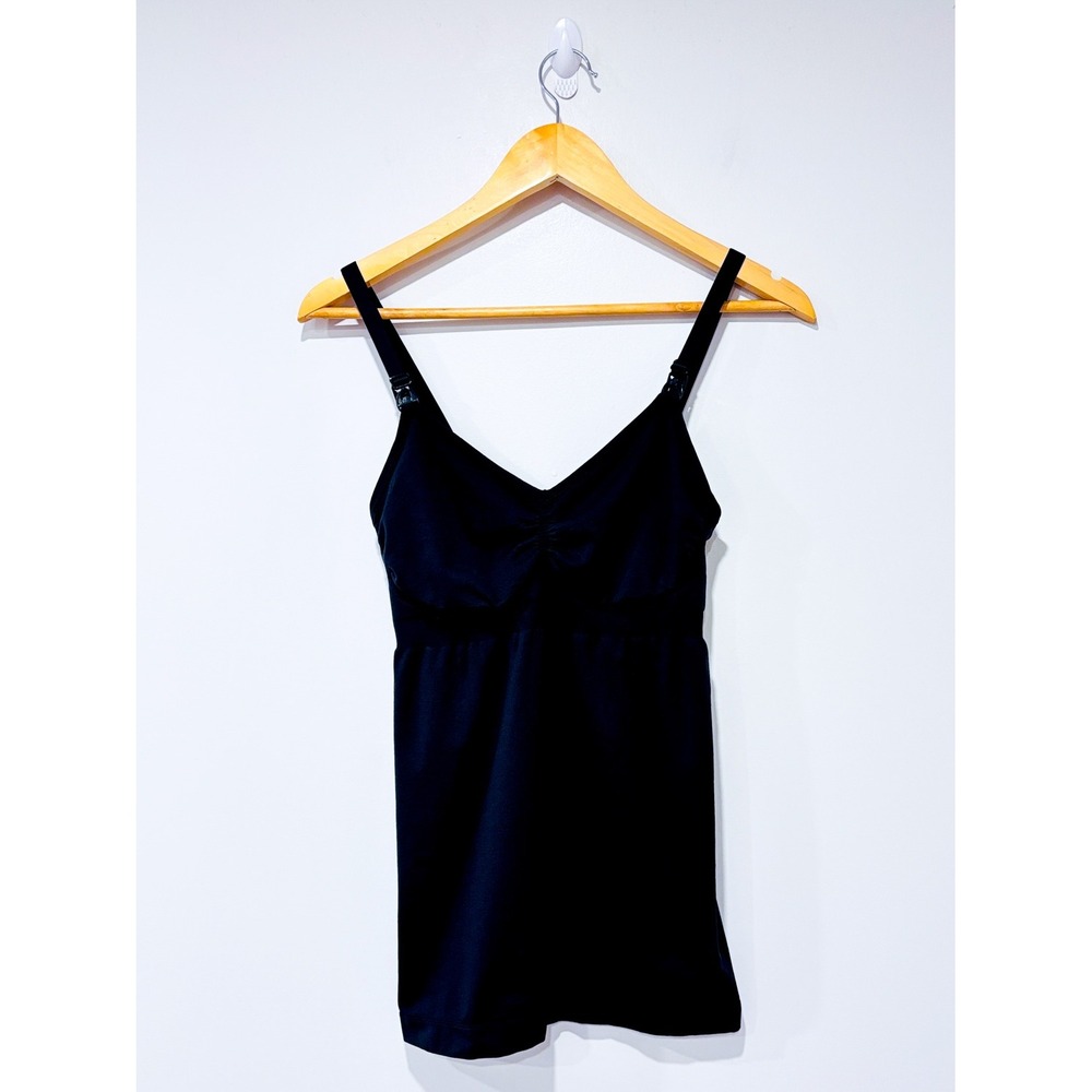BRAVADO Black nursing camisole | Built-in bra maternity | Large